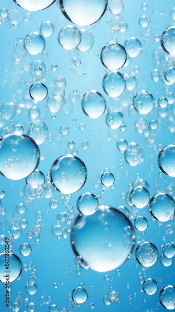 Bubbles Material Structure Background - Generative AI Bubbles Material Structure Background - Generative AI
