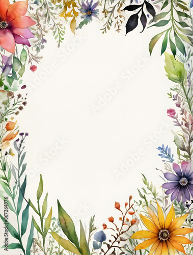 Design-Vorlage - Briefdesign - Floral