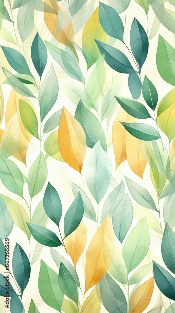 Leaves Material Structure Background - Generative AI Leaves Material Structure Background - Generative AI