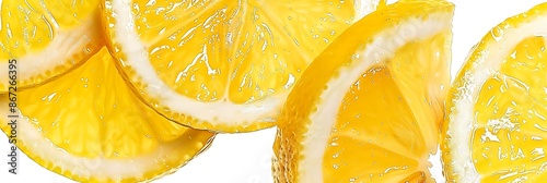 Yellow Lemon Slices Illustration