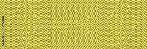 Hypnotic Yellow Spheres Pattern