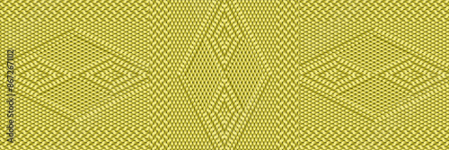 Hypnotic Yellow Spheres Pattern