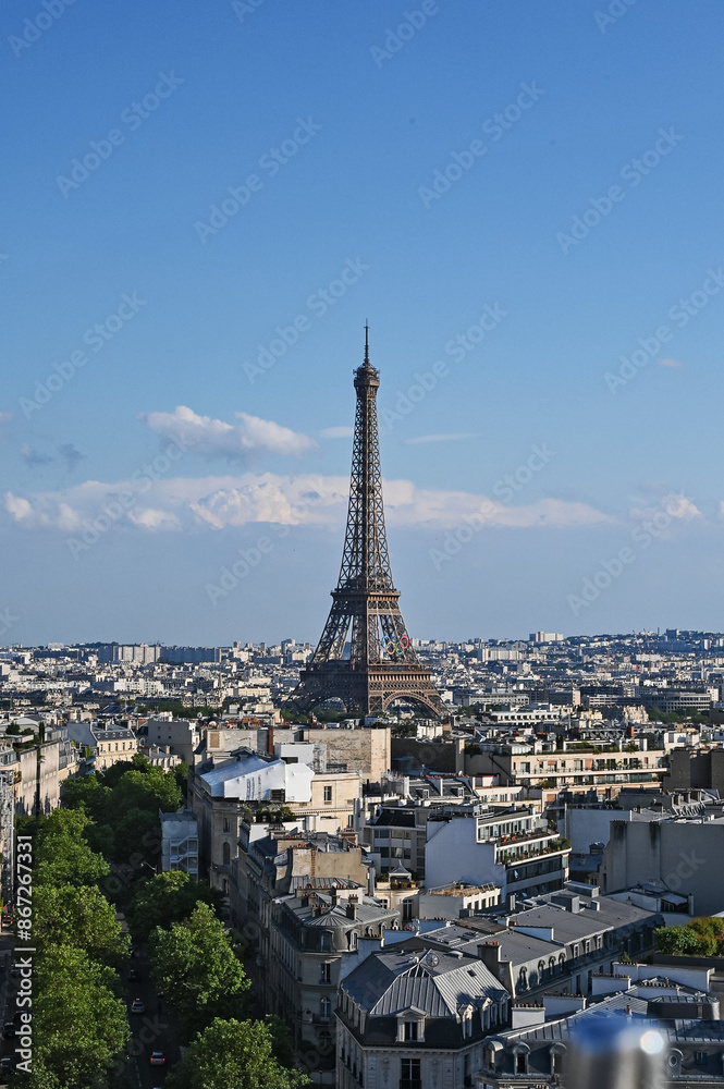 Fototapeta premium Paris Eiffel Tower iron structure
