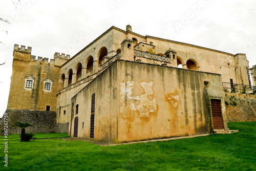 Mesagne, chiese e dettagli dell'architettura religiosa  barocca, Brindisi, Puglia. Italia photo