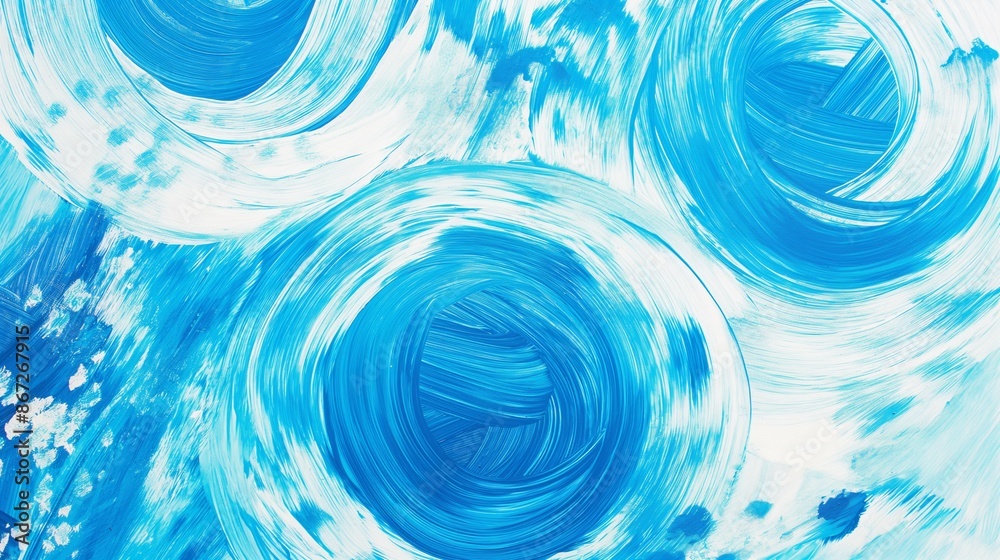 Abstract background with blue circles Abstract background with blue circles