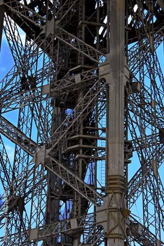 Paris Eiffel Tower iron structure