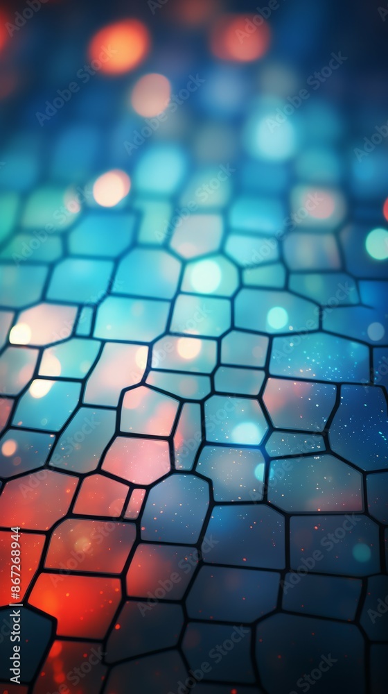 Obraz premium Tiles Material Structure Background - Generative AI