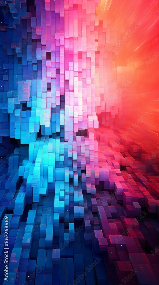 Obraz premium Tiles Material Structure Background - Generative AI