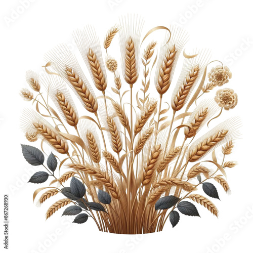 Wheat Stalks vector design