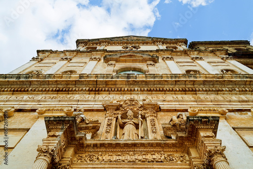 Картината върху платно Mesagne, chiese e dettagli dell'architettura religiosa  barocca, Brindisi, Puglia