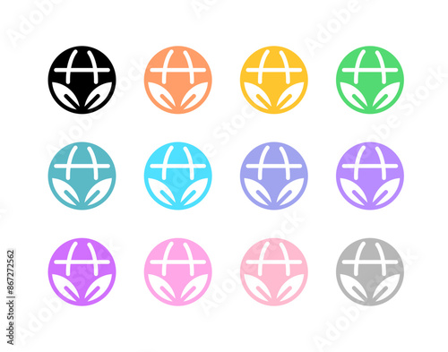 Editable eco-friendly, environmentally friendly, ecology, leaves, earth, planet vector icon. Part of a big icon set family. Perfect for web and app interfaces, presentations, infographics, etc