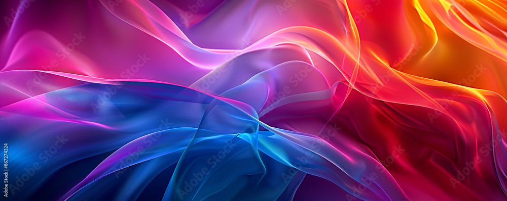 Abstract elegance in Neon. Abstract elegance in Neon.