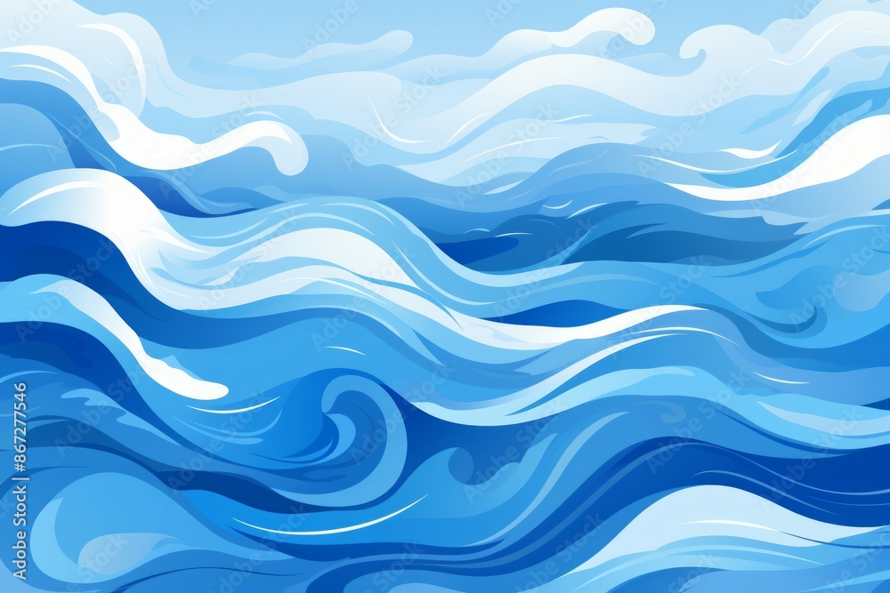 Water Ripples Material Structure Background - Generative AI Water Ripples Material Structure Background - Generative AI