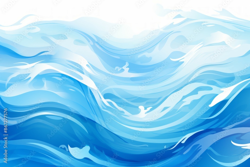 Water Ripples Material Structure Background - Generative AI Water Ripples Material Structure Background - Generative AI