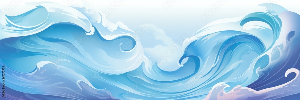 Water Ripples Material Structure Background - Generative AI