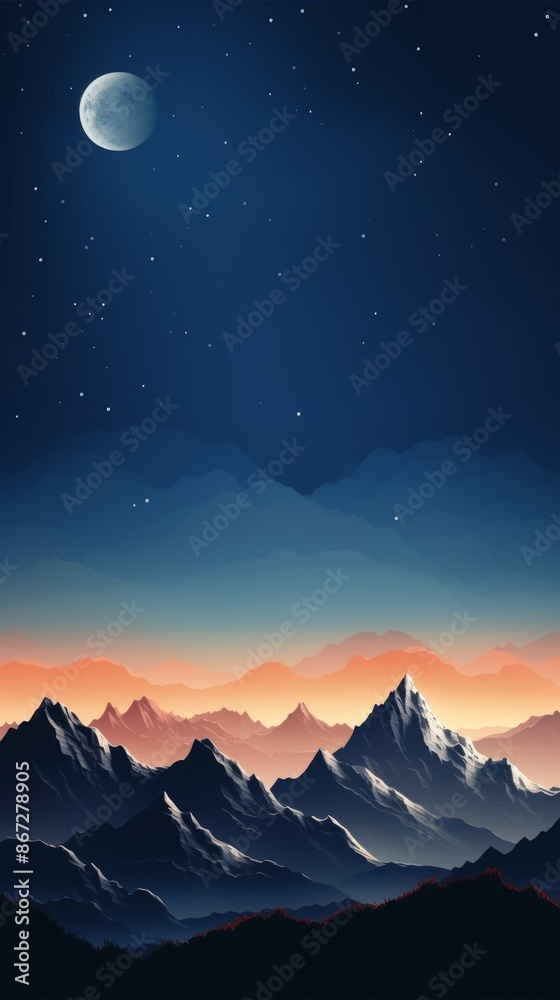 Mountain Range Material Structure Background - Generative AI Mountain Range Material Structure Background - Generative AI