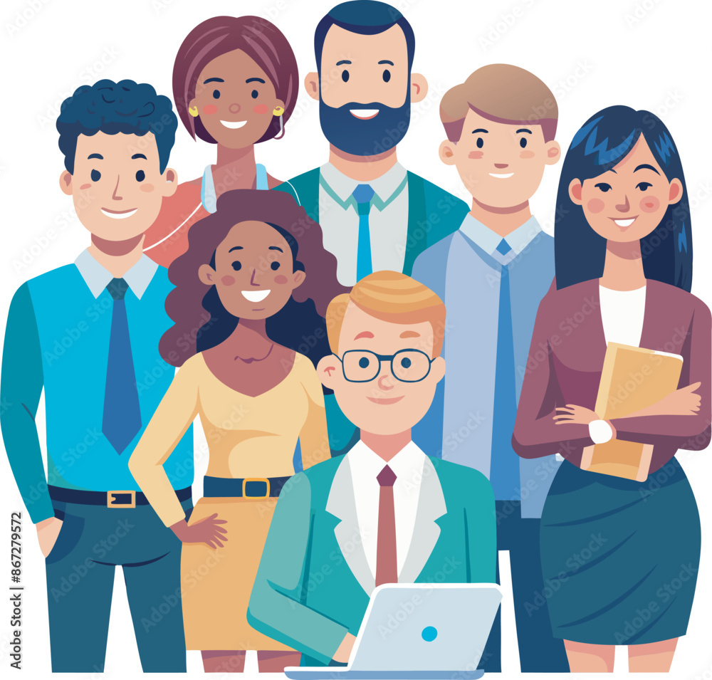 workers employers vector illustration workers employers vector illustration