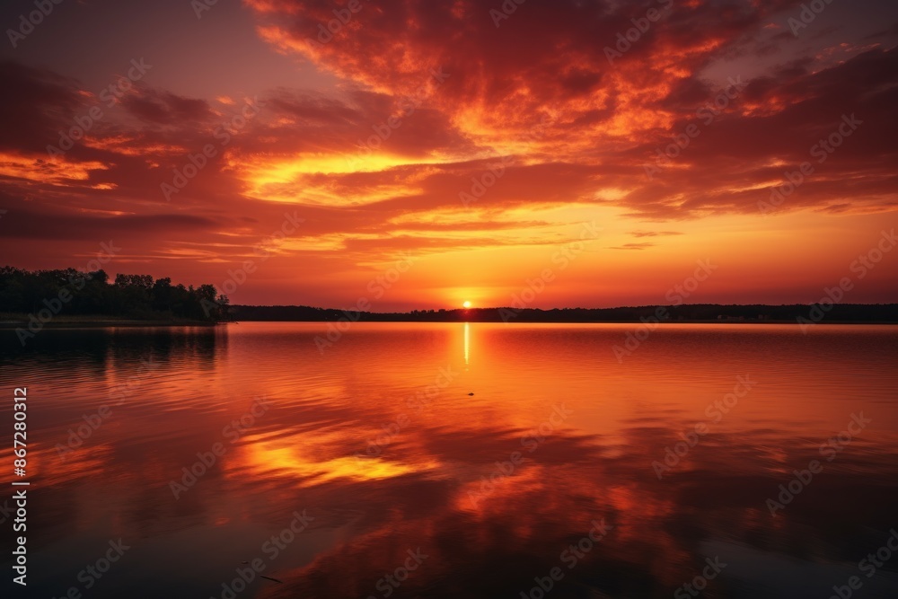 Sunset Material Structure Background - Generative AI Sunset Material Structure Background - Generative AI