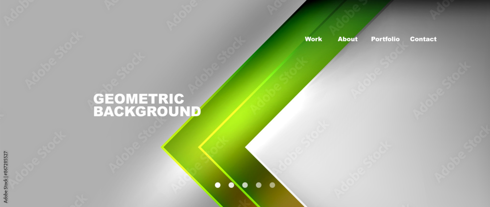 Gradient triangle geometric minimal wallpaper