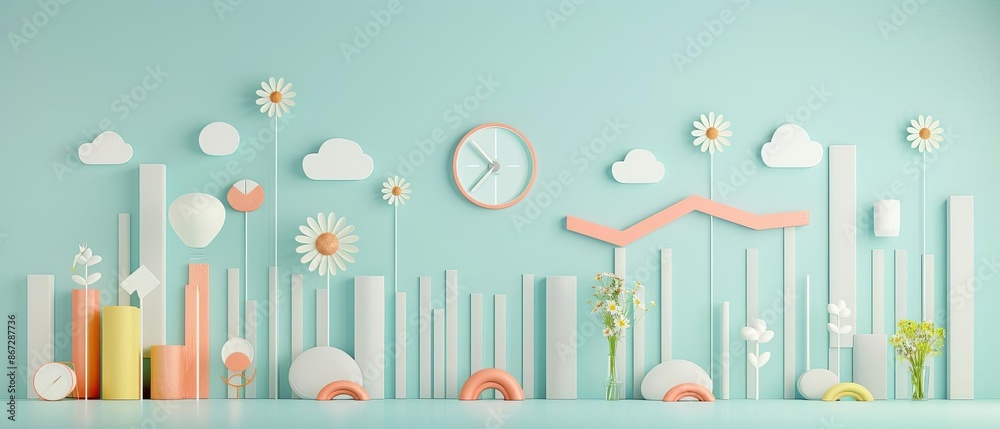 Eye-catching digital ad placement infographic with colorful charts and engaging content, high resolution and modern Eye-catching digital ad placement infographic with colorful charts and engaging content, high resolution and modern