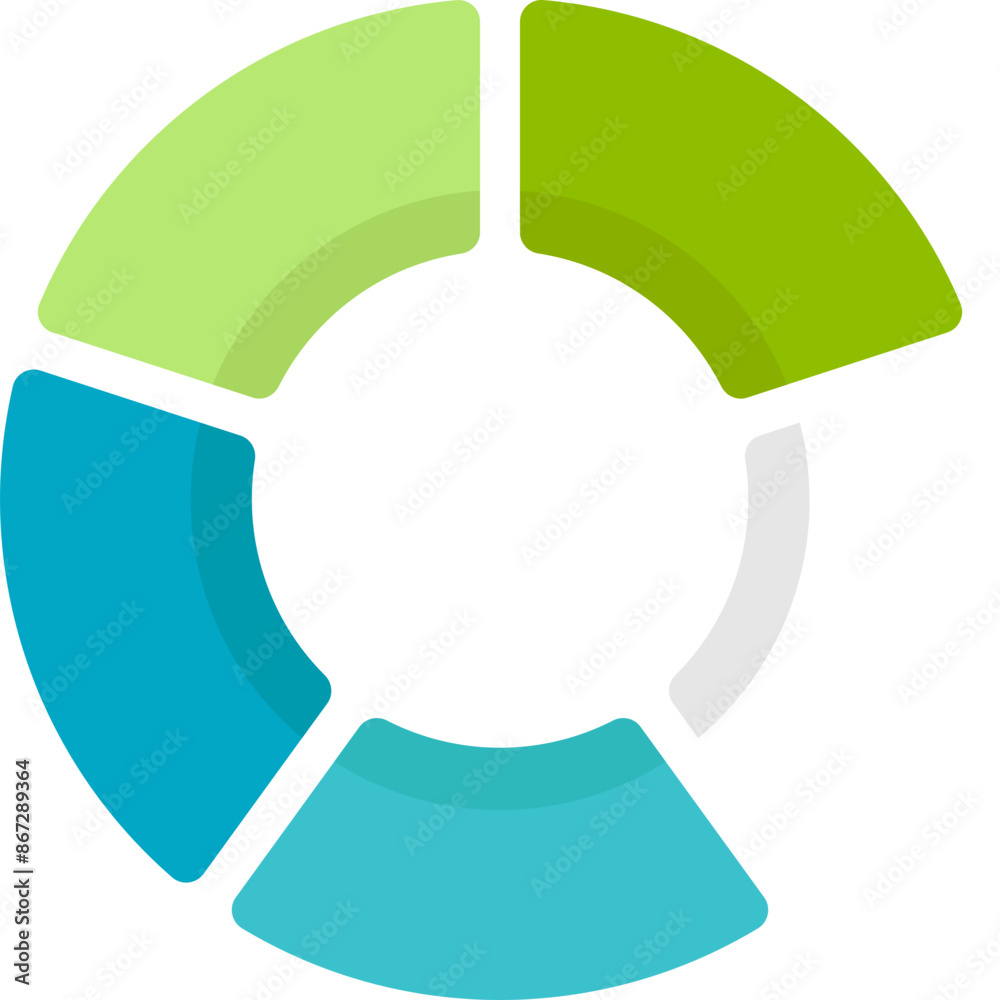Business Pie Infographic Icon