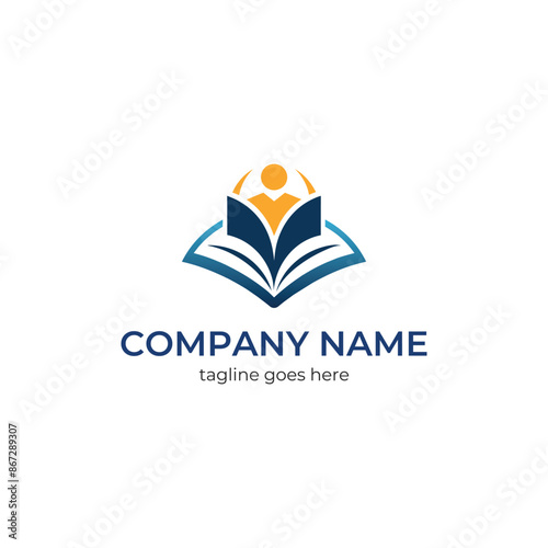 Education and Graduation Logo Design Vector