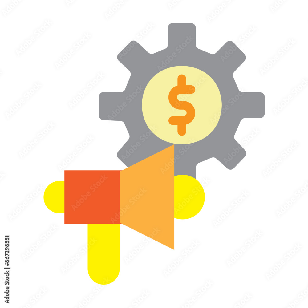 Marketing Vector Flat Icon Design Marketing Vector Flat Icon Design