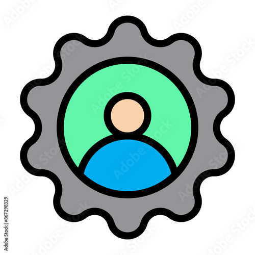 Customer Vector Flat Icon Design