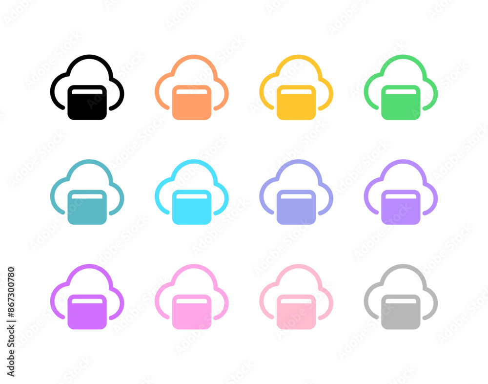 Editable cloud computing vector icon. Part of a big icon set family. Perfect for web and app interfaces, presentations, infographics, etc Editable cloud computing vector icon. Part of a big icon set family. Perfect for web and app interfaces, presentations, infographics, etc