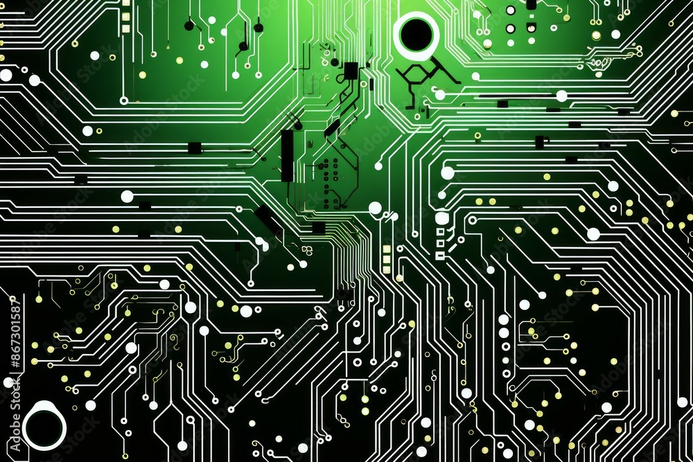 Circuit Board Material Structure Background - Generative AI Circuit Board Material Structure Background - Generative AI
