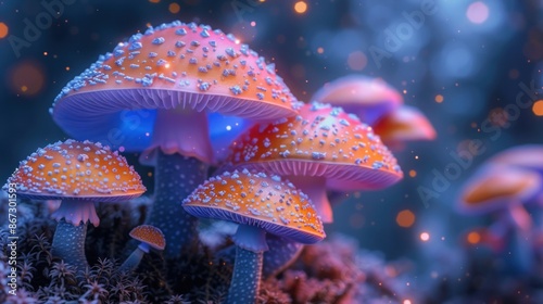 psychedelic mushrooms © Aliaksei