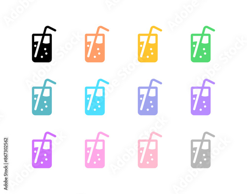 Editable lemonade vector icon. Food, restaurant. Part of a big icon set family. Perfect for web and app interfaces, presentations, infographics, etc