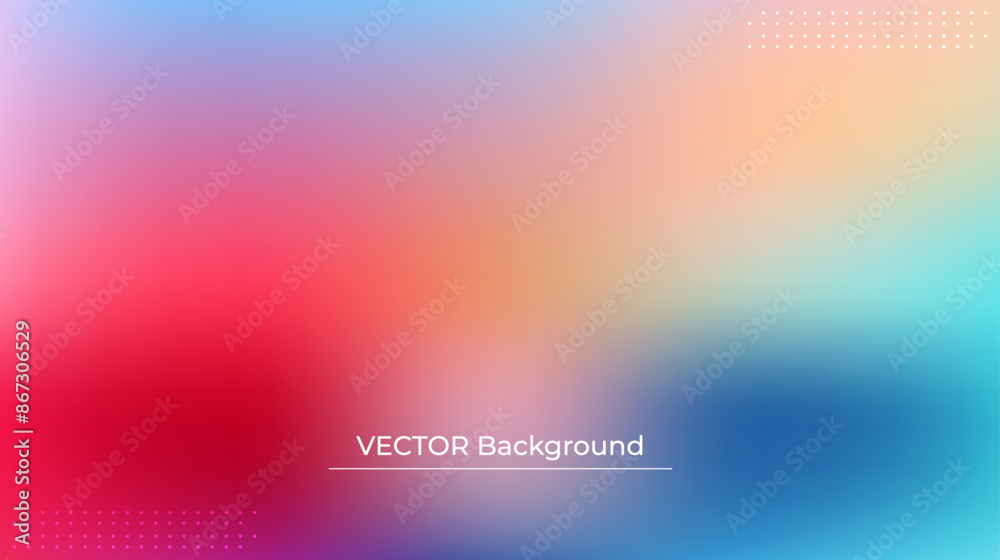 custom made wallpaper toronto digitalSmooth and blurry colorful gradient mesh background. Modern bright rainbow colors. Easy editable soft colored vector banner template. Premium quality