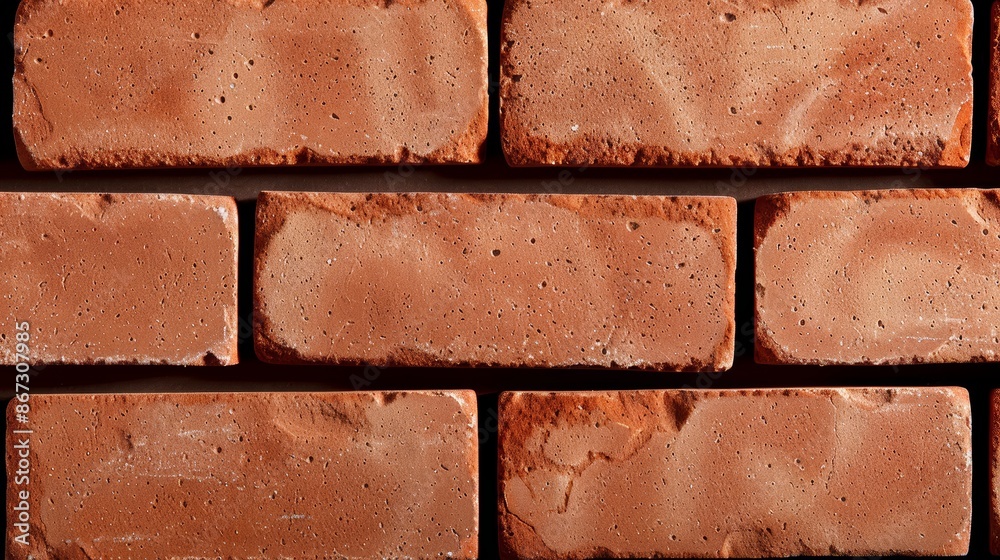 Obraz premium Red Brick Wall Background, for brickwork background design