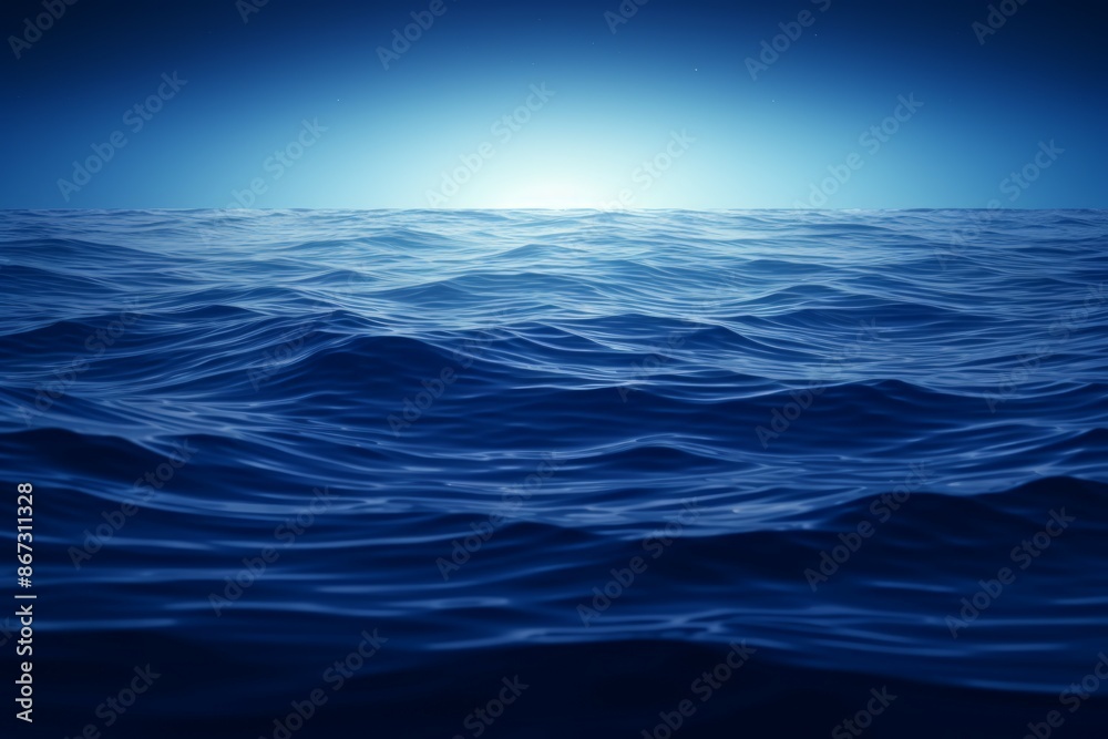 Obraz premium Waves Material Structure Background - Generative AI