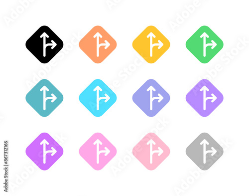 Editable road sign vector icon. Map, location, navigation. Part of a big icon set family. Perfect for web and app interfaces, presentations, infographics, etc