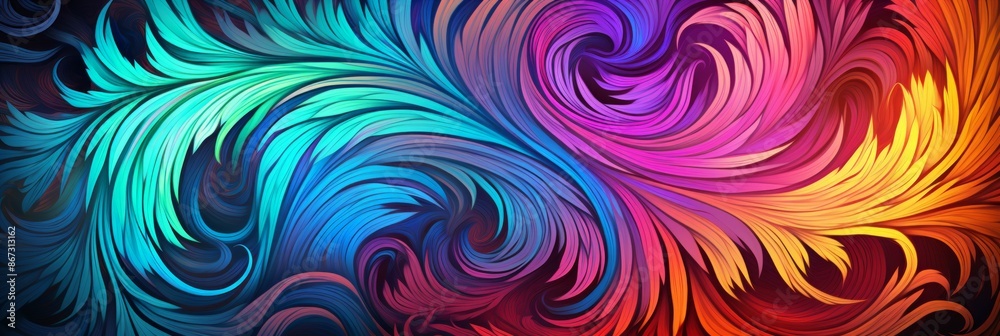 Paisley Material Structure Background - Generative AI Paisley Material Structure Background - Generative AI