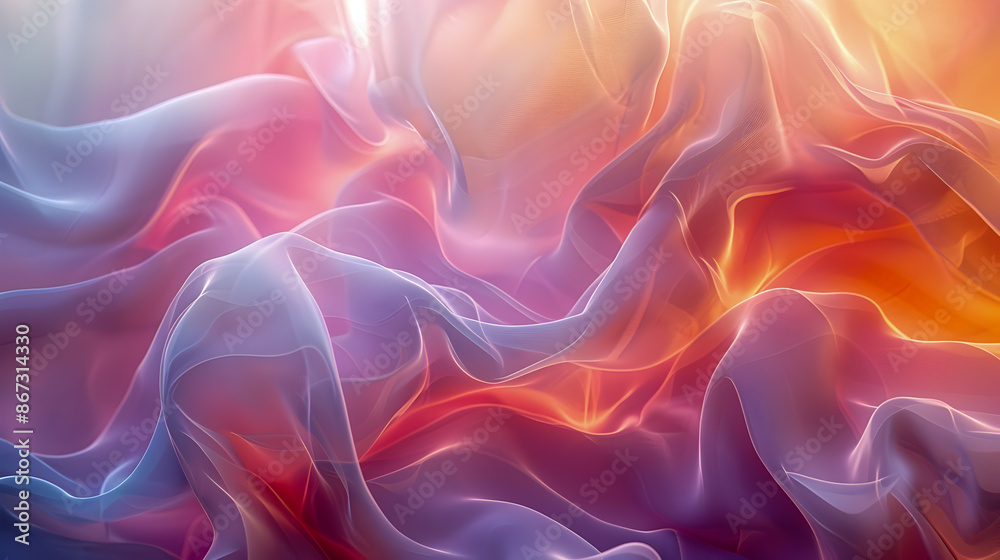 Soft Vibrant and Ethereal Digital Backdrop with Flowing Organic Shapes and Harmonious Color Gradients Soft Vibrant and Ethereal Digital Backdrop with Flowing Organic Shapes and Harmonious Color Gradients