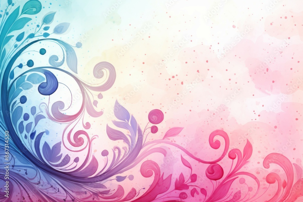 Paisley Material Structure Background - Generative AI Paisley Material Structure Background - Generative AI