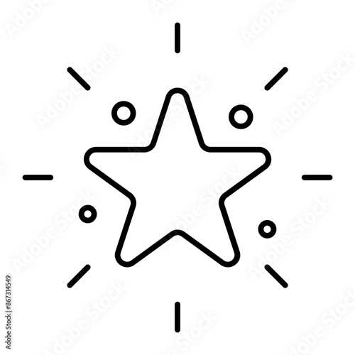 Excellence icon. star