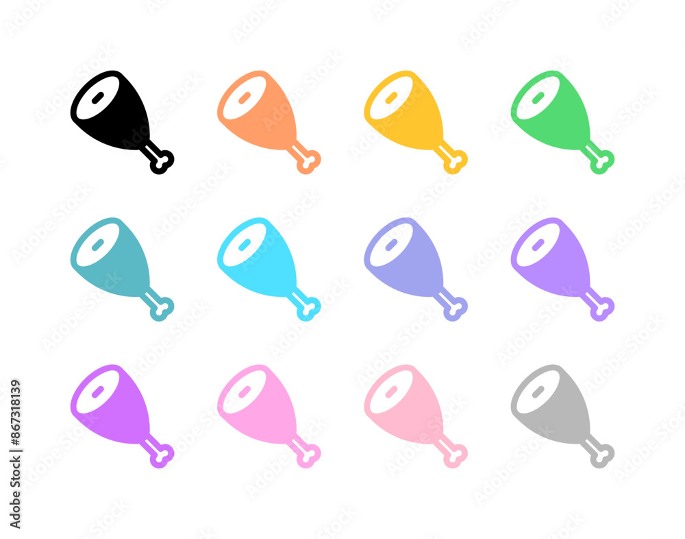 Editable meat vector icon. Part of a big icon set family. Perfect for web and app interfaces, presentations, infographics, etc Editable meat vector icon. Part of a big icon set family. Perfect for web and app interfaces, presentations, infographics, etc