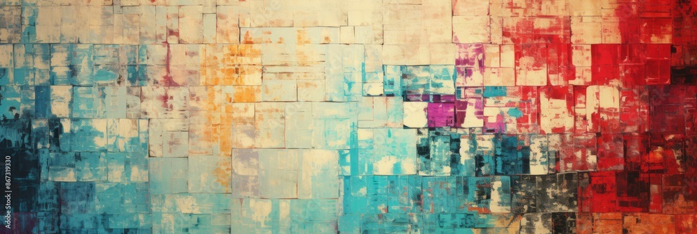 Fototapeta premium Vintage Paper Material Structure Background - Generative AI