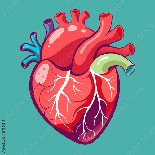 Heart illustration for designs
