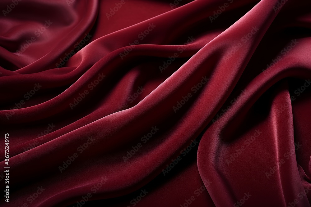 Velvet Material Structure Background - Generative AI