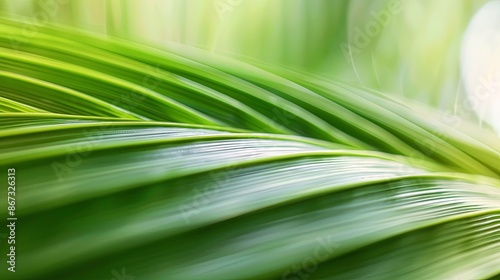 Abstract natural floral Green tropical plant close-up background