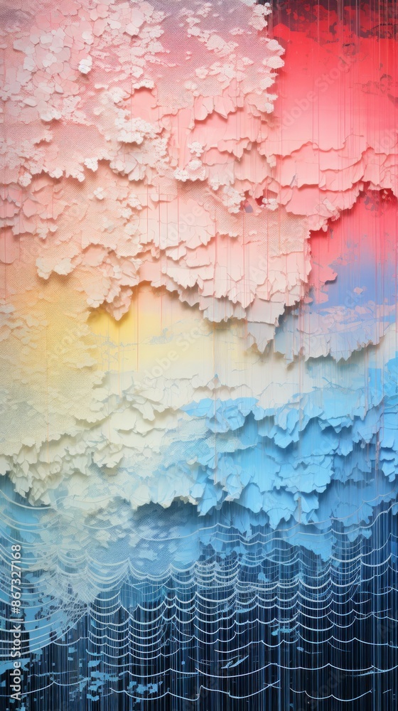 Lace Material Structure Background - Generative AI Lace Material Structure Background - Generative AI