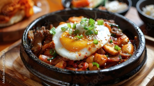 Korean Cuisine Zesty Stir Fried Sundae photo