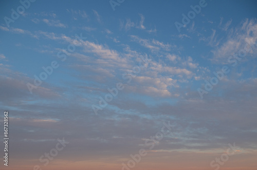 Wallpaper Mural Blue sky after rain,. Beautiful Cumulus clouds flying across the sky, Torontodigital.ca