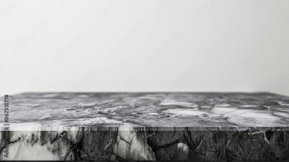 Fototapeta premium Empty marble table top for product display 