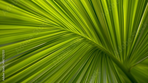 Abstract natural floral Green tropical plant close-up background